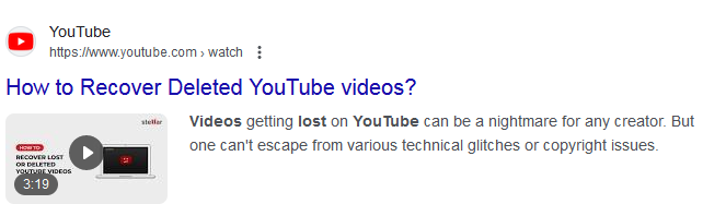 Recuperar los videos de descarga de YouTube eliminado en Android de Google