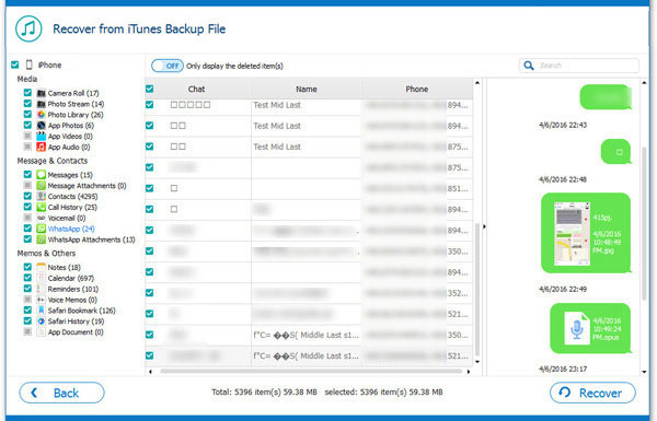 Restaurar canciones de iTunes a través de la recuperación de datos de iOS