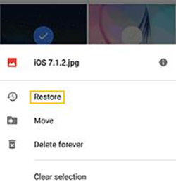 recuperar grabaciones de pantalla a través de Google Drive