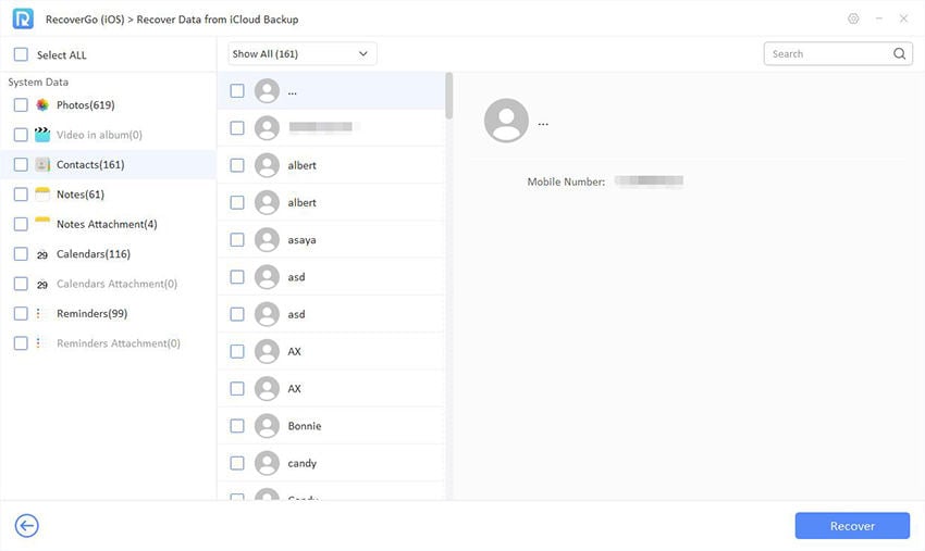 Guía de Recovergo iOS: recupere los datos de la copia de seguridad de iCloud