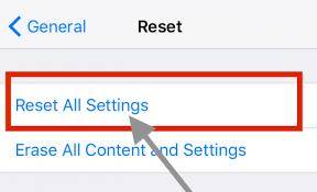 iPhone reinicie todas las configuraciones