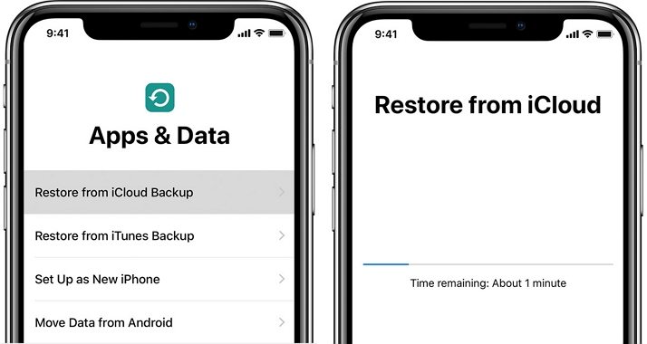Cómo recuperar datos después de restablecer la fábrica iPhone a través de iCloud