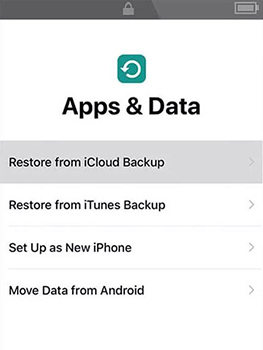 Toque el icono del dispositivo iTunes