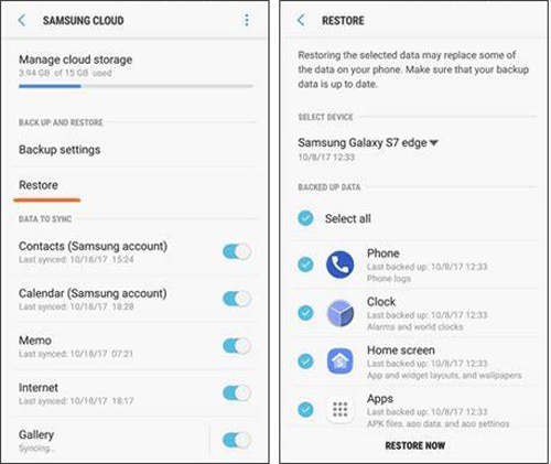 Recupere los datos de Android sin rootear con Samsung Cloud