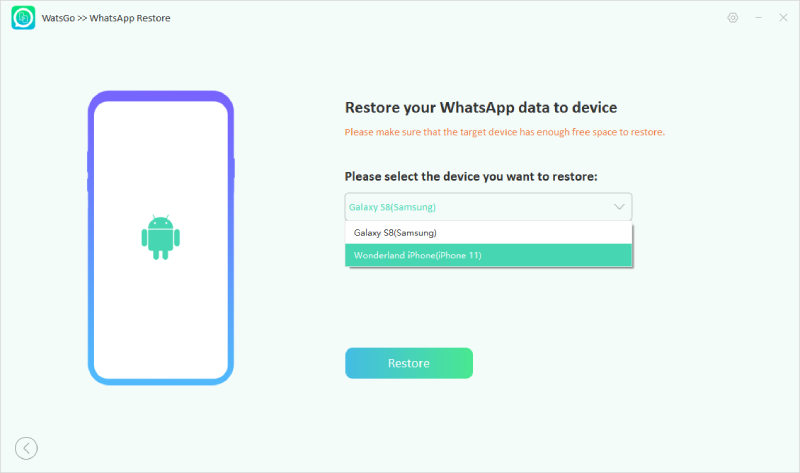 Toque su dispositivo iOS