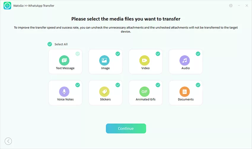 Seleccionar tipo de datos