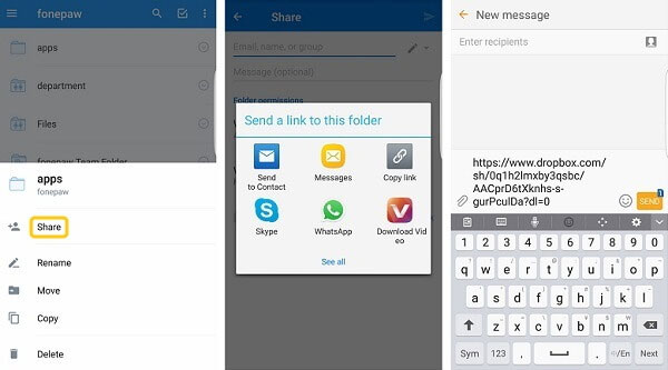 Transfiera fotos de Mac a Android de forma inalámbrica a través de Dropbox