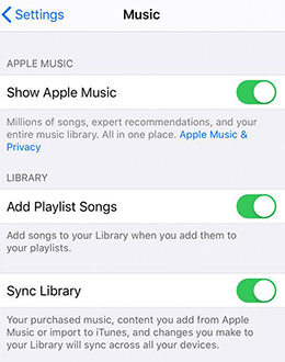 Mostrar Apple Music