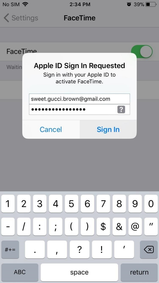 FaceTime no muestra a otra persona en iPhone