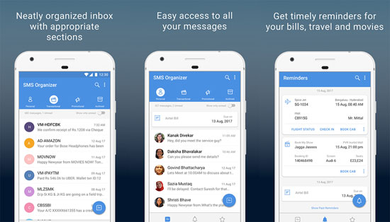 Transferir mensajes de texto al nuevo teléfono Android a través del organizador de SMS