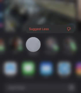 Contactos sugeridos iPhone sugerir menos
