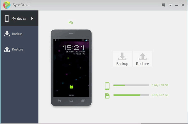 interruptor inteligente para transferencia de datos de Samsung como SyncDroid