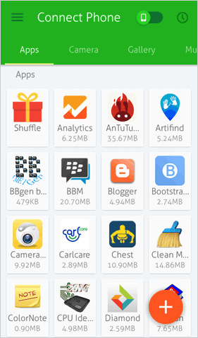 Reemplazo de AirDrop como Xender