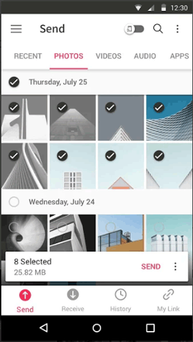 Copiar datos de Realme a Realme con enviar cualquier lugar
