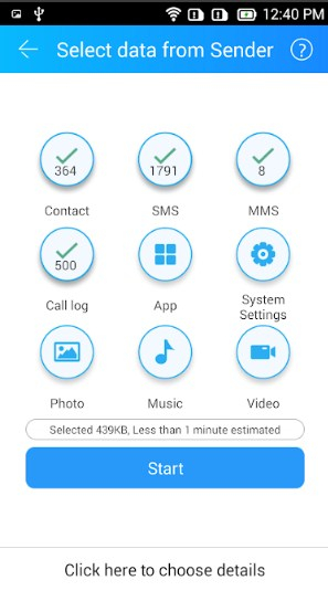 Transferir datos de Realme a Realme a través de Cloneit