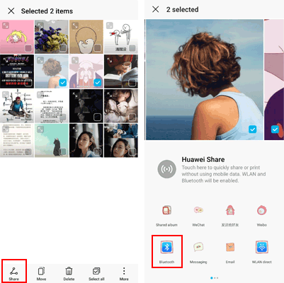 Cómo transferir datos de Oppo a Vivo sobre Bluetooth