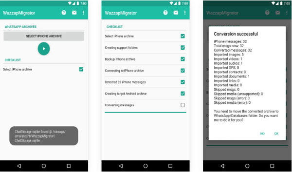 Software de transferencia de whatsapp como Wazzapmigrator
