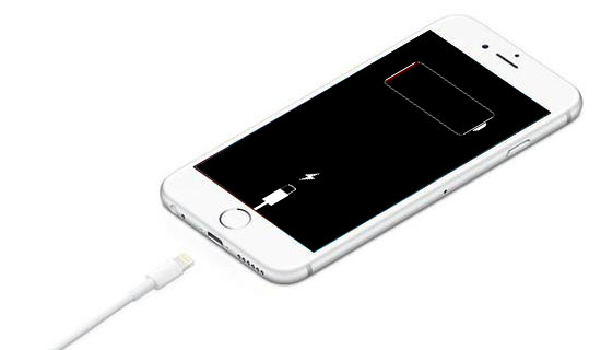 Conecte iPhone a la fuente de alimentación