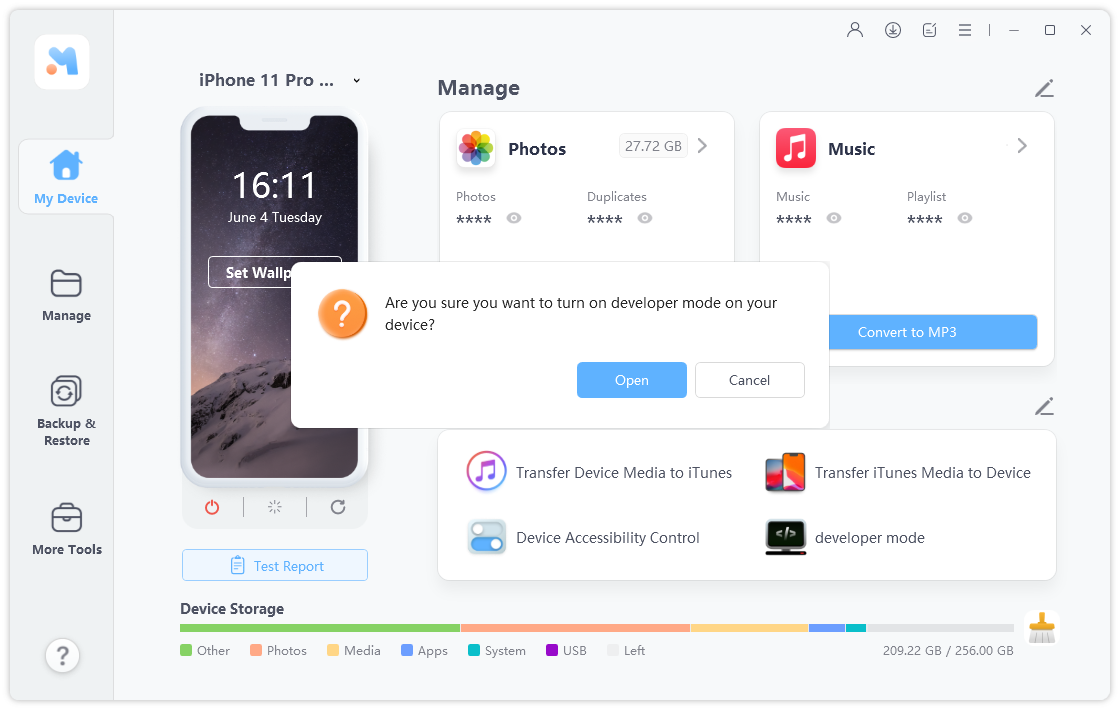 Un clic para arreglar el modo de desarrollador de iPhone no se muestra