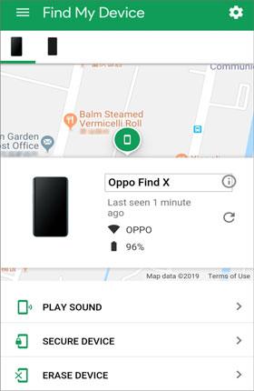 Restablecer el teléfono Nokia con encontrar mi dispositivo 