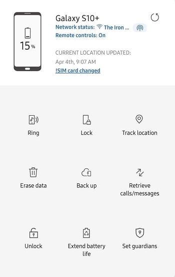 Desbloquee el teléfono Samsung con pantalla rota