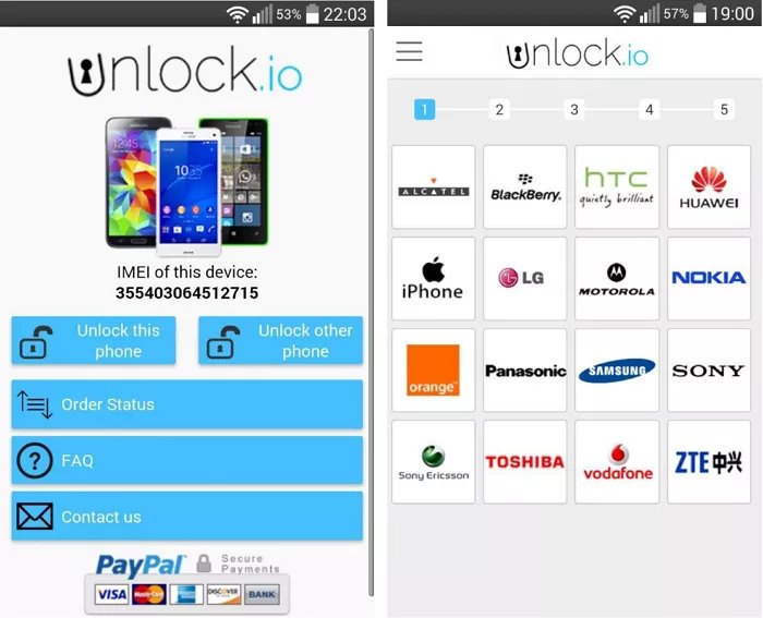 Desbloquee el software de desbloqueo APK APK Android SIM