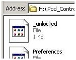 Cambiar el archivo bloqueado al archivo desbloqueado