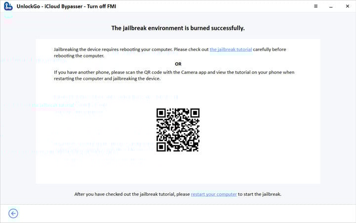 Descargue la herramienta Jailbreak en su computadora