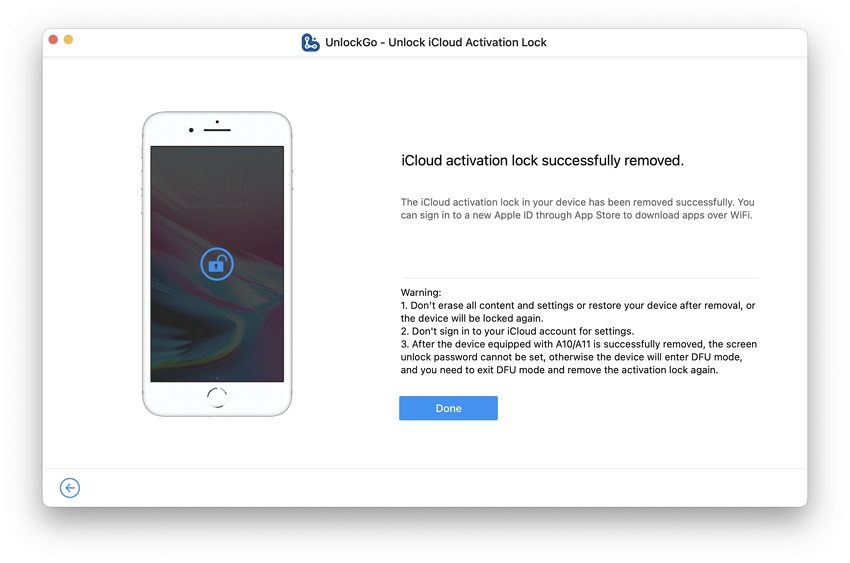 Guía de desbloqueo: iPhone bloqueado al propietario omitido con éxito