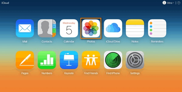 Cómo mover todas las fotos a iCloud a través de iCloud Dot com