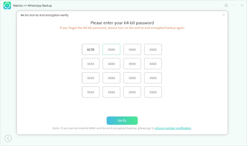 Lea la copia de seguridad de Whatsapp encriptada