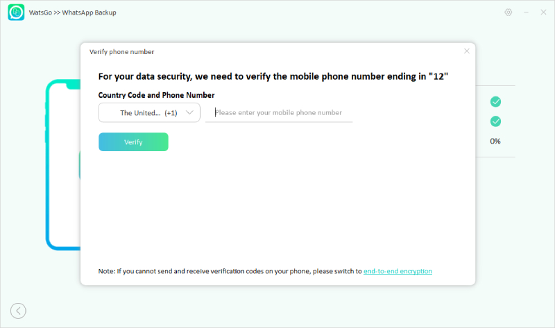 Verificar la cuenta de WhatsApp