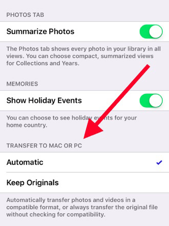 Airdrop CALIDAD COMPLETA a través de la configuración