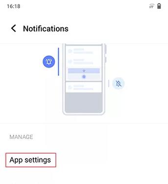 Notificaciones de la aplicación Vivo
