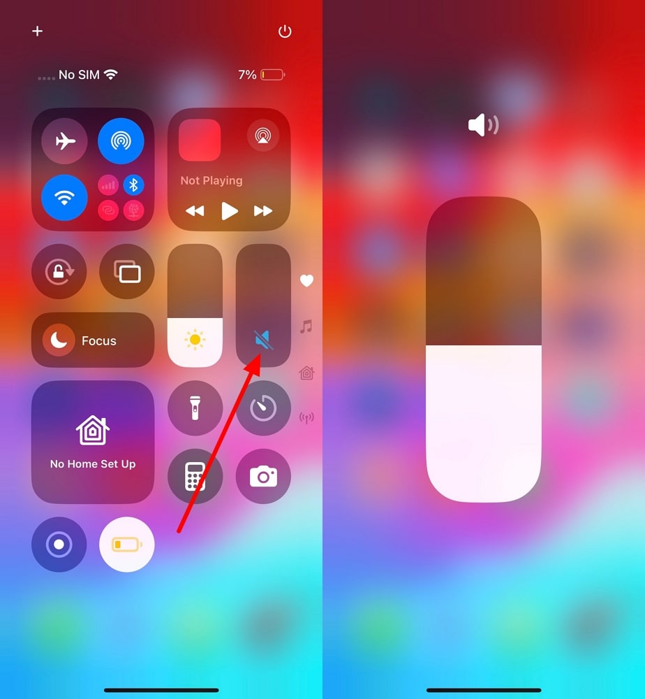Eliminar el modo silencioso del iPhone