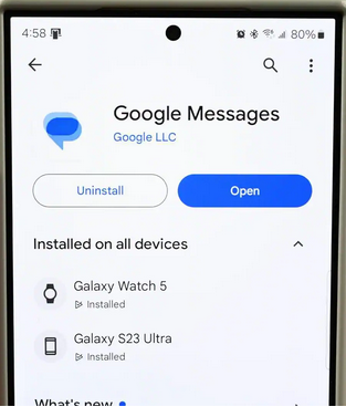 Eliminar mensajes de texto en Infinix a través de mensajes de Google